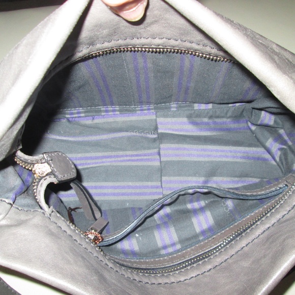 Coccinelle Gray Leather Bag - Picture 11 of 12